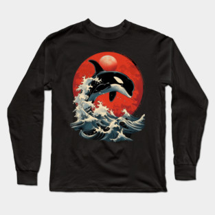 Orca Killer Whale Long Sleeve T-Shirt