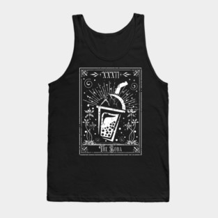 The Boba Tea Tarot Card Tank Top