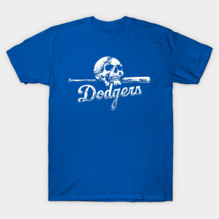 Dodgers Bat and Skull T-Shirt