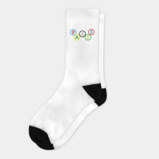 Olympics paris with circle logo Socks