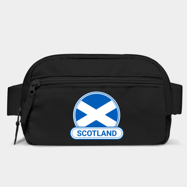 Scotland Country Badge - Scotland Flag St Andrew's Cross by Yesteeyear