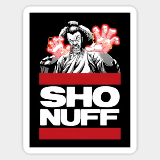 Sho Nuff Red Hands Sticker