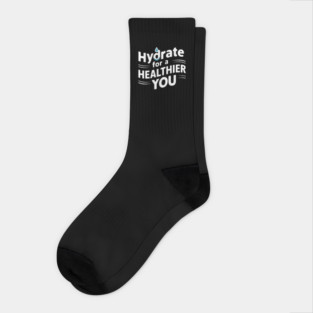 Hydrate For A Healthier You Socks