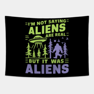 Believers Welcome. Maybe Aliens. Tapestry