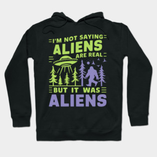 Believers Welcome. Maybe Aliens. Hoodie