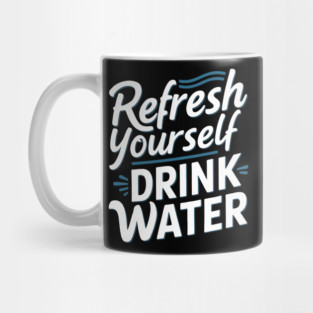 Refresh Yourself 'Drink Water' Mug