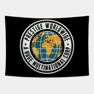Prestige Worldwide Reimagined Logo Tapestry