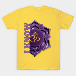 Connect to Your Spiritual Self with Crown Chakra "I KNOW" Affirmations T-Shirt
