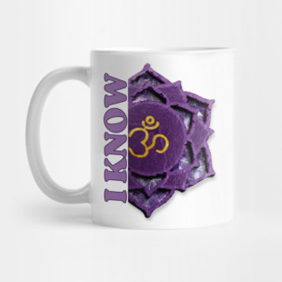 Connect to Your Spiritual Self with Crown Chakra "I KNOW" Affirmations Mug