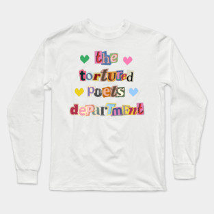 The Tortured Poets Department Title Long Sleeve T-Shirt