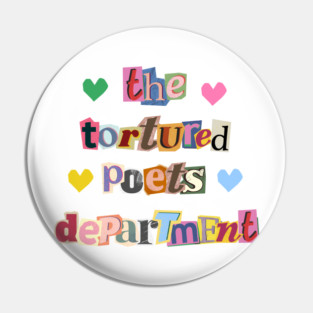 The Tortured Poets Department Title Pin