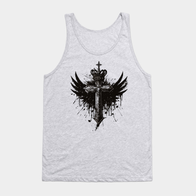 Hip Hop Cross Wings Tank Top by UrbanLifeApparel