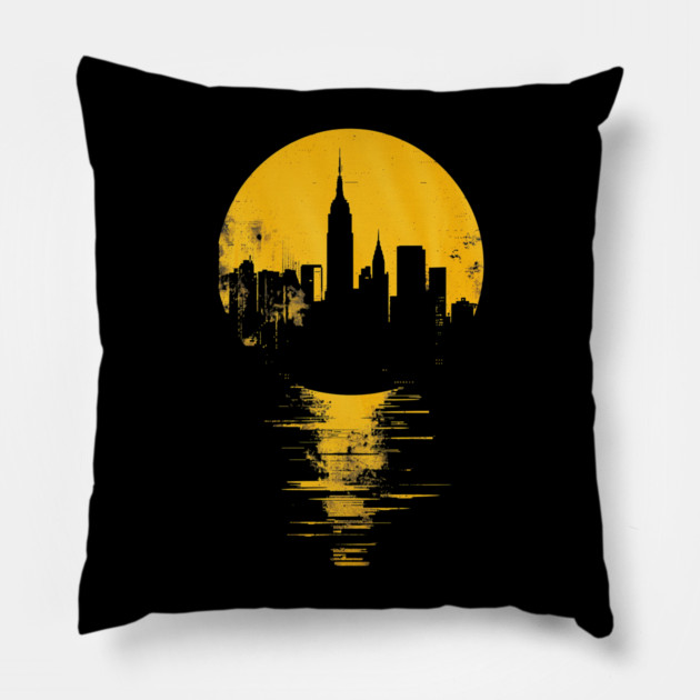 Urban City Life Sunset Pillow by UrbanLifeApparel
