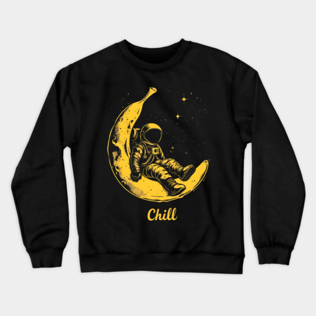 Urban Chill Astronaut Crewneck Sweatshirt by UrbanLifeApparel