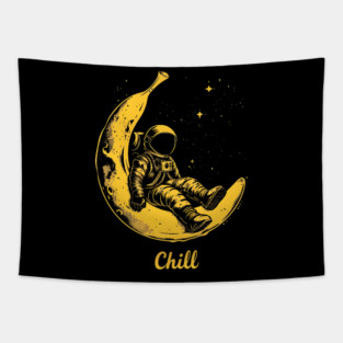 Urban Chill Astronaut Tapestry