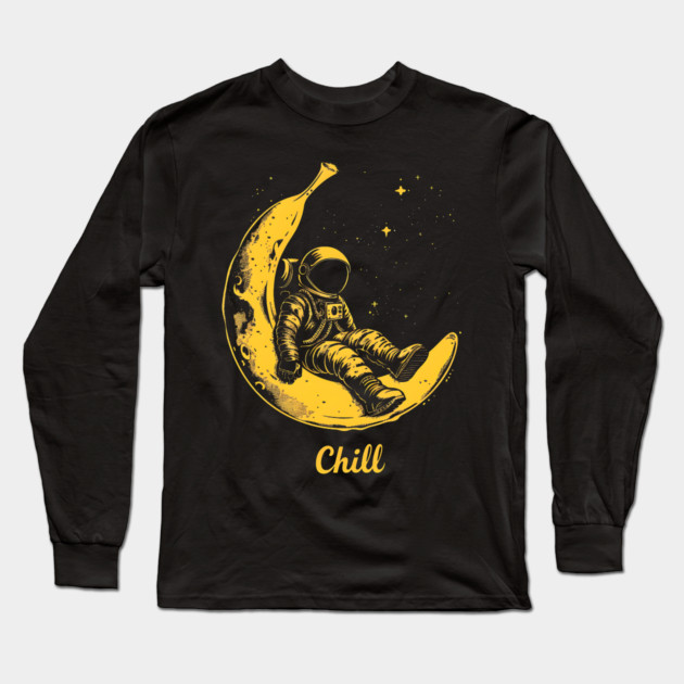 Urban Chill Astronaut Long Sleeve T-Shirt by UrbanLifeApparel