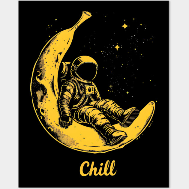 Urban Chill Astronaut Wall Art by UrbanLifeApparel