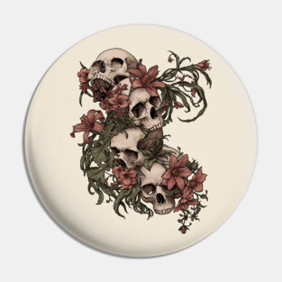 Garden of Skulls Pin