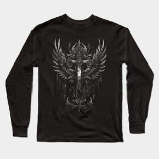 Hip Hop Wings Cross Long Sleeve T-Shirt
