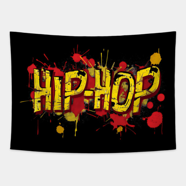 Hip Hop Graffiti Tapestry by UrbanLifeApparel