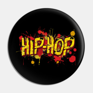 Hip Hop Graffiti Pin