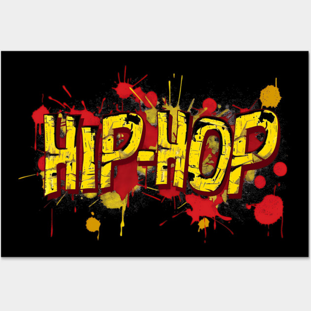 Hip Hop Graffiti Wall Art by UrbanLifeApparel
