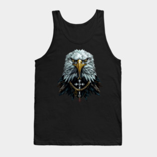 Urban Life Eagle with Cross Tank Top