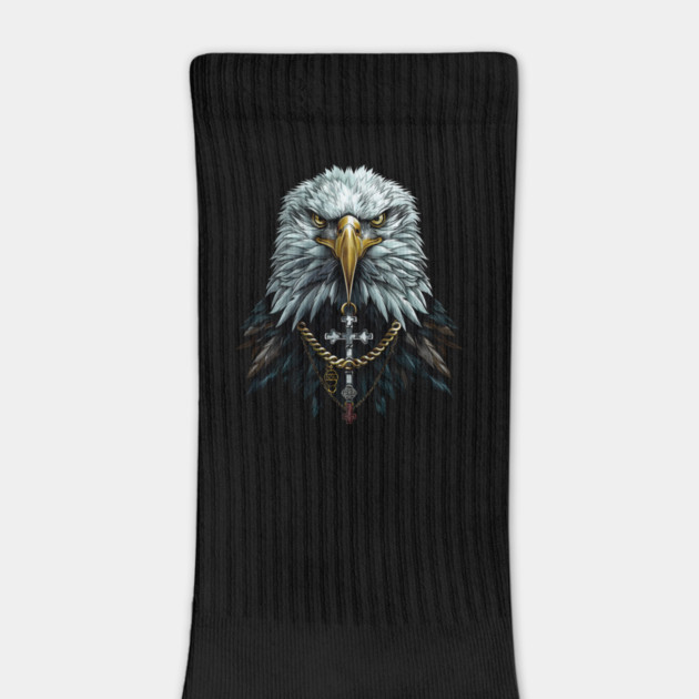 Urban Life Eagle with Cross by UrbanLifeApparel