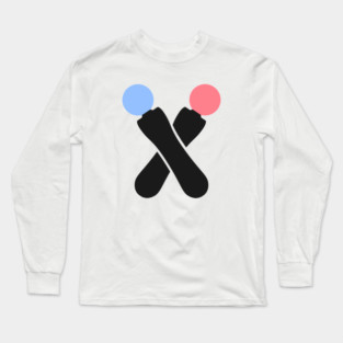 Crossed VR Controllers Long Sleeve T-Shirt
