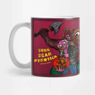 Burn Bear Pyrotica Halloween Edition Mug
