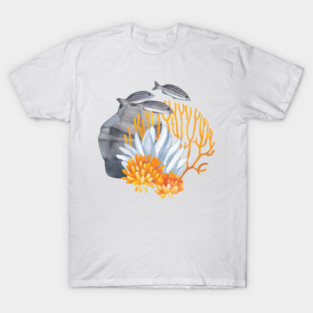 Watercolor coral reef T-Shirt