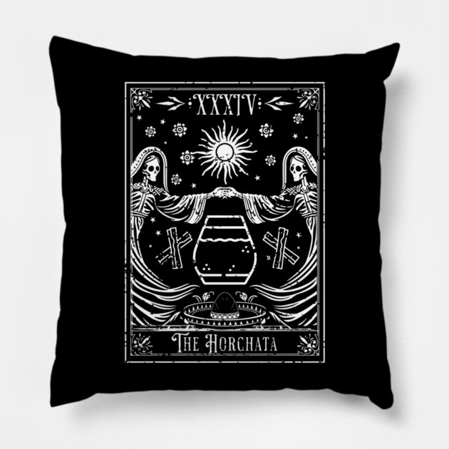 The Horchata Tarot Card Pillow by H. R. Sinclair