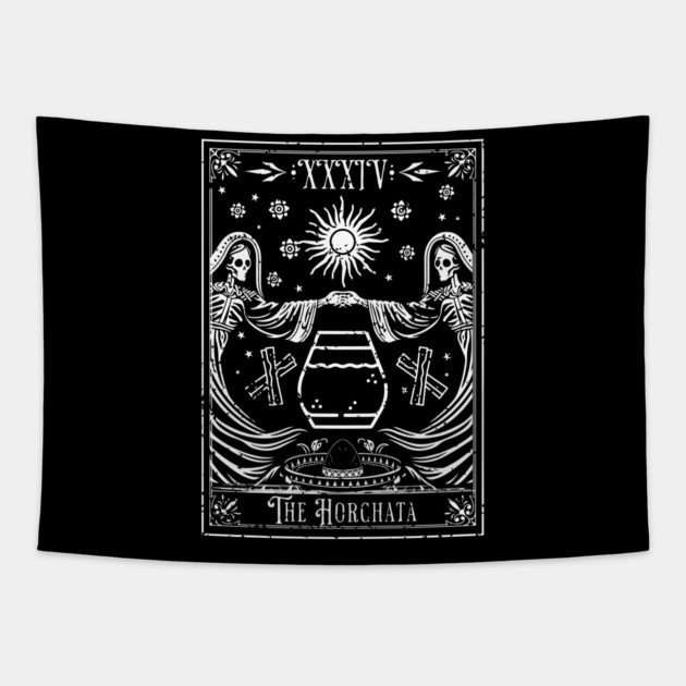 The Horchata Tarot Card Tapestry by H. R. Sinclair