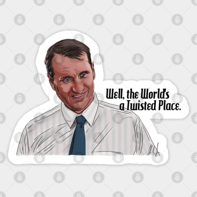 Wayne's World: The World's a Twisted Place Sticker by 51Deesigns