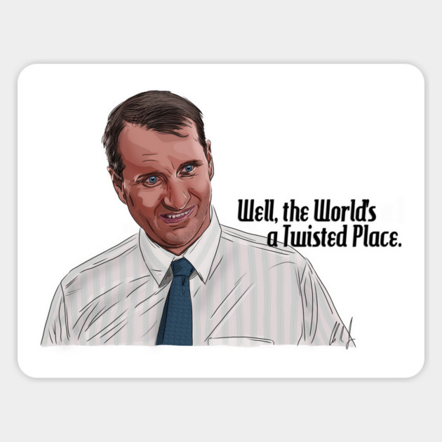 Wayne's World: The World's a Twisted Place Magnet by 51Deesigns