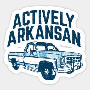 Actively Arkansan Sticker