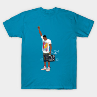 Radio Raheem - Fight The Power! Comic book style drawing T-Shirt