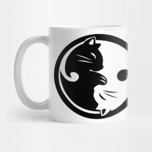 Cat Ying Yang Mug