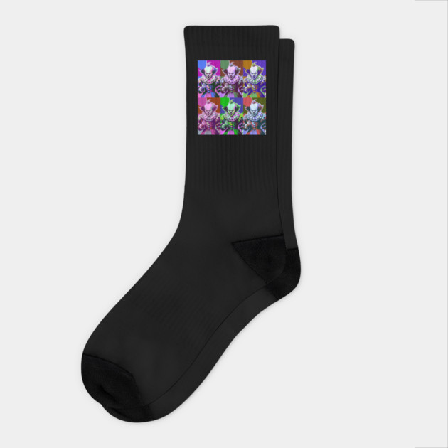 Pennywise Retro Style Socks by Grave Digs