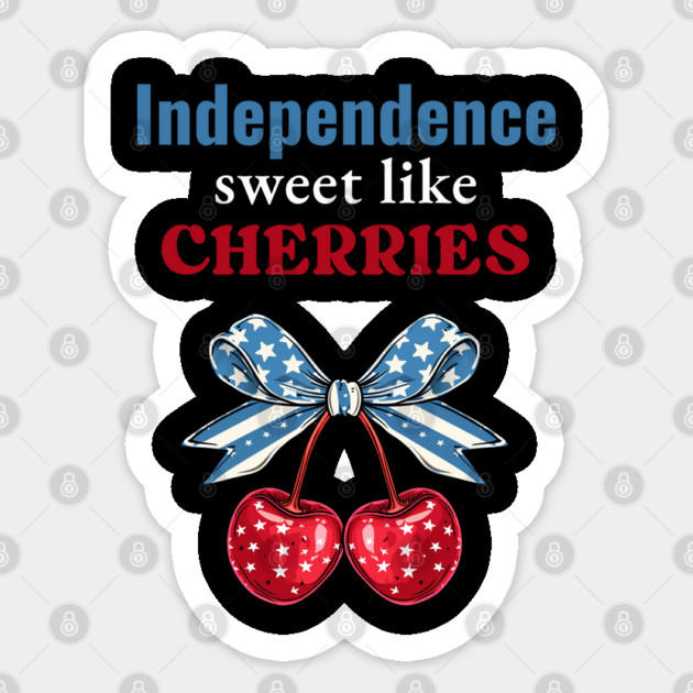 Independence Sweet Like Cherries Sticker by TurnEffect