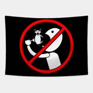 don't eat mr. cow Tapestry
