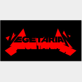 vegetarian rocker Posters and Art