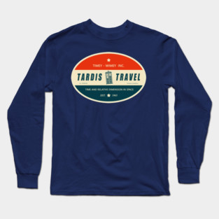 Tardis Travel Long Sleeve T-Shirt