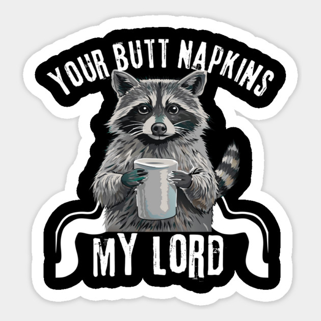 Funny Raccoon Trash Cat Meme Magnet by The WYLD Tribe