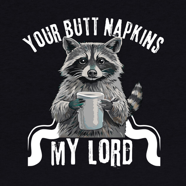 Funny Raccoon Trash Cat Meme by The WYLD Tribe