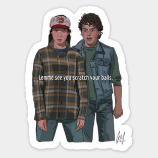 Just One of the Guys: All Balls Itch Sticker