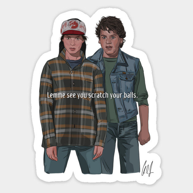 Just One of the Guys: All Balls Itch Magnet by 51Deesigns