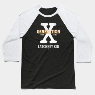 Generation X Latchkey Kid Baseball T-Shirt