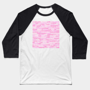 Pretty in pink - Psychedelic Furs v.1 Baseball T-Shirt