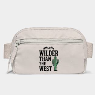 Wilder Than The West Cowboy Humor Bag